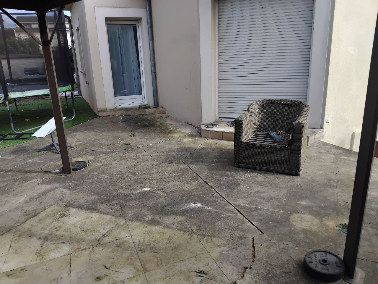 Terrasse en Carrelage