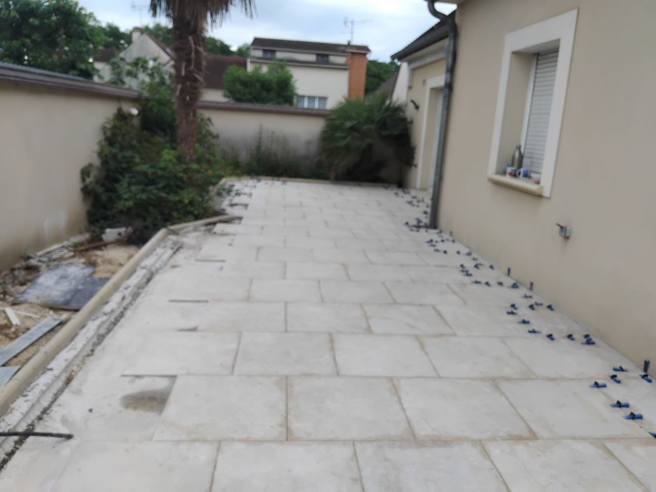 Terrasse en Carrelage