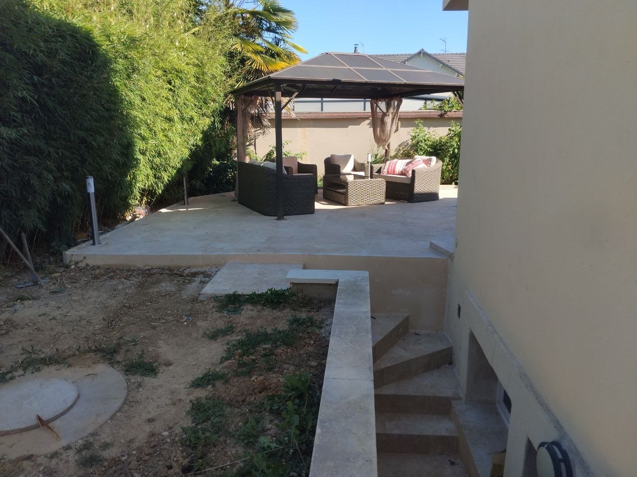 Terrasse en Carrelage