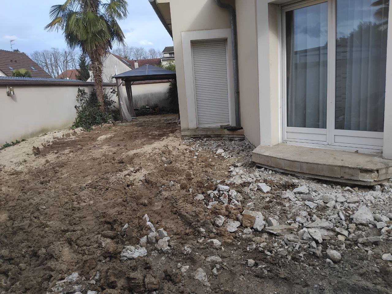 Terrasse en Carrelage