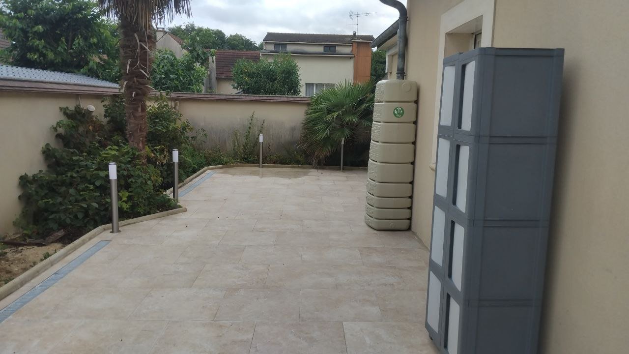 Terrasse en Carrelage