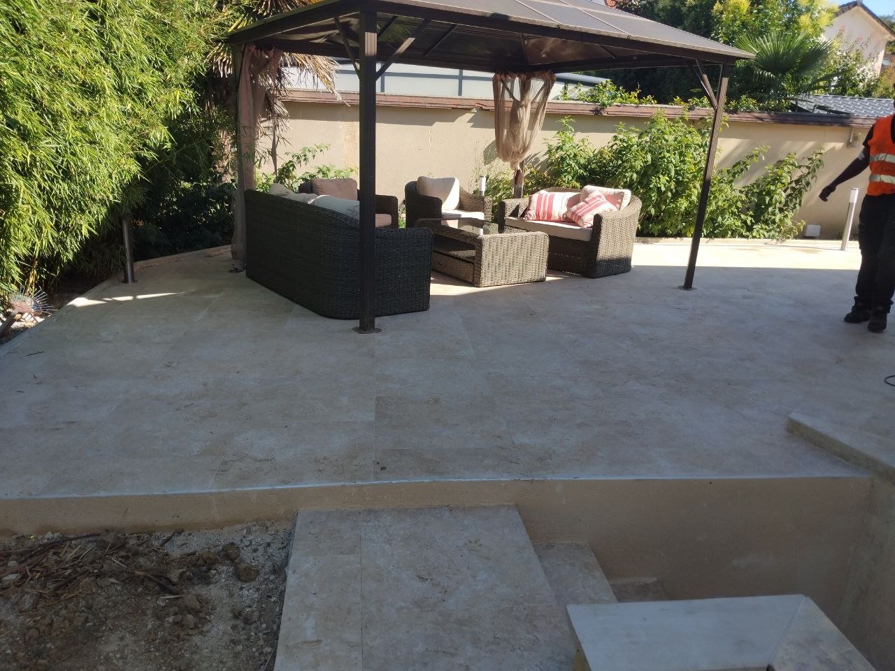 Terrasse en Carrelage